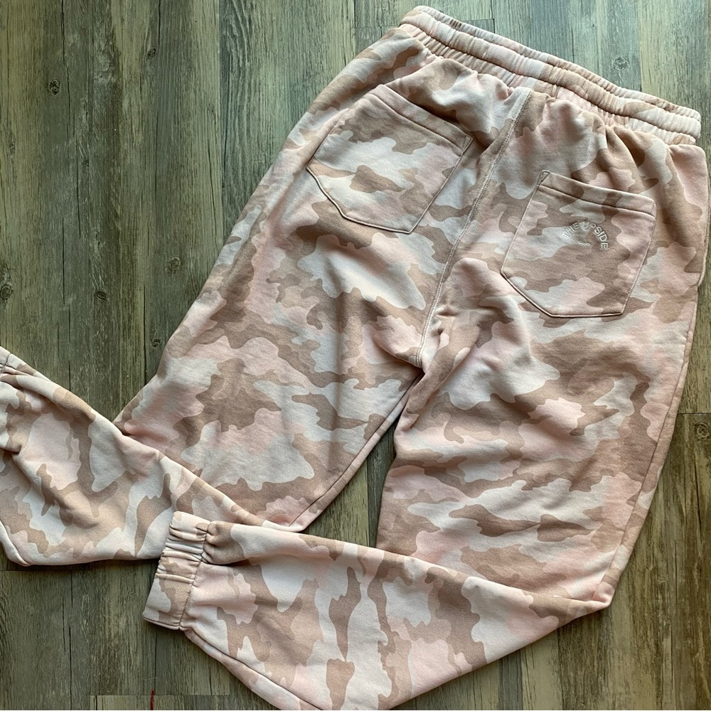 Pink Camo Anthropologie The Upside Rosie Majors Track Joggers